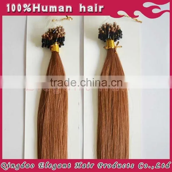 100% Virgin Remy Micro Loop Hair Extensions With Any Color Wholesale photo-3