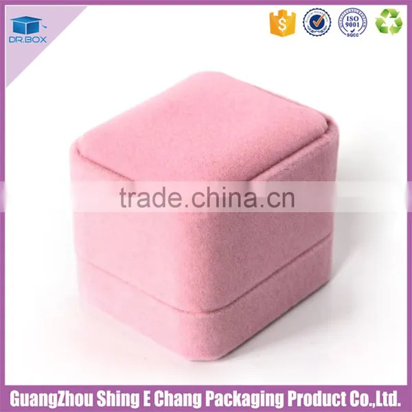 Hot Sale Cardboard Printed Velvet Jewelry Box With Customized Logo With Foam Inserts photo-3