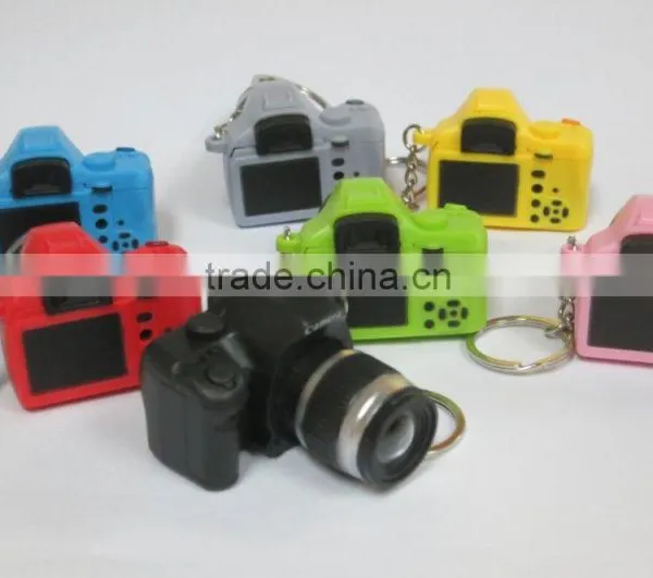 Fancy&Fantasy Creative Camera Led Keychains With Sound LED Flashlight Key Chain Fancy Toy Key Ring Amazing Gift Keychain photo-2