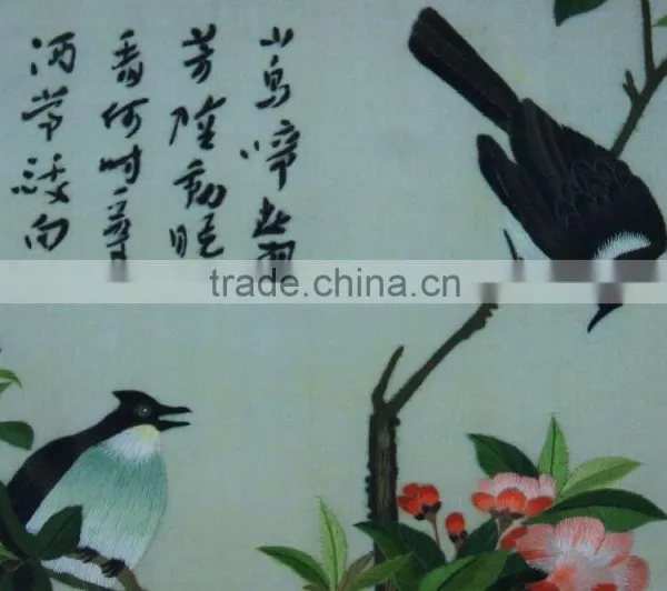Flower and Bird Paiting Artwork for Wall Decoration photo-2