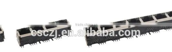 LED Side Entry Multi-ports RJ45 Jack photo-2