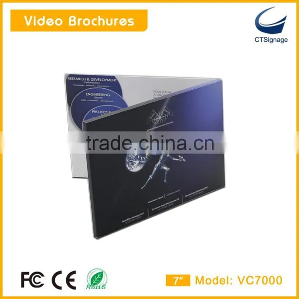 7 Inch Tft Lcd Screen Sexy Video Books Booklets Brochures Business Cards Displays Vc7000 photo-6