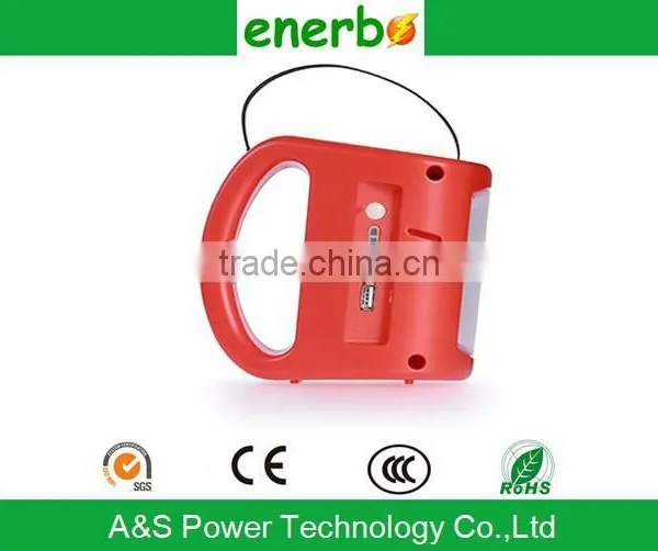 High Quality Solar Lantern With USB Socket and Mobile Charging