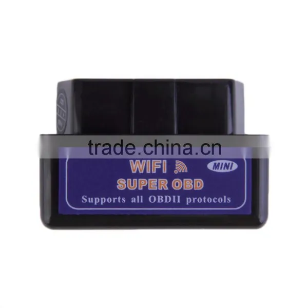 Mini ELM327 WiFi ELM 327 OBDII Car Diagnostic Tool OBD2 Code Reader Scanner For IOS Android ELM WiFi 327 Black Hot Selling~ photo-5