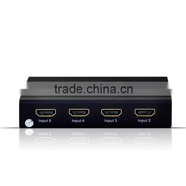 5 Port HDMI Splitter Switch Selector Box 1080P for HDTV photo-3
