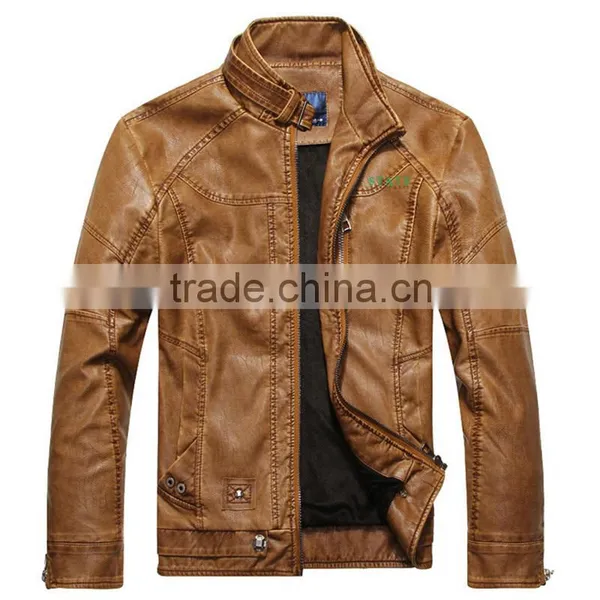 Men's Fashion Cow Leather Jackets photo-3