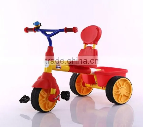 Kids Tricycle Parts With Back Seat / Kids Double Seat Tricycle / Plastic Tricycle Kids Bike photo-5