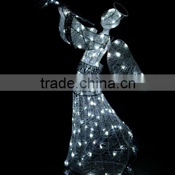 The 2012 Motor Control Led 3dled Christmas Angel Light