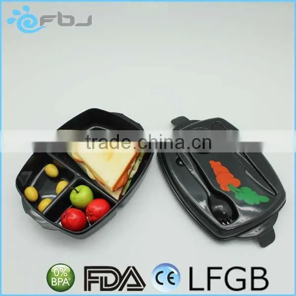 Custom Logo BPA Free Plastic Food Container 3 Compartment Microwave photo-4