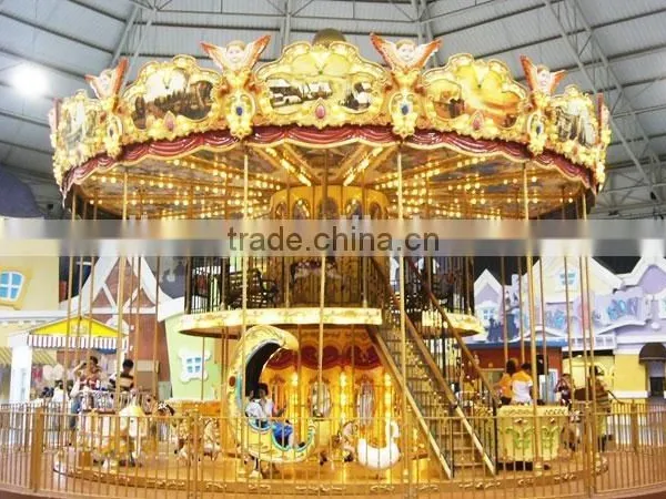 New Design Double Carousel Merry Go Around