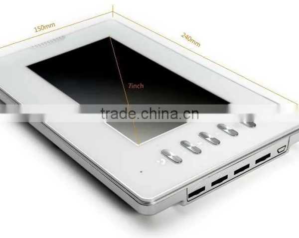 700TVL Color in Day and B/W in Night Hands-free LCD Recording Screen Home Video Door Phone Doorbell CMOS Camera photo-4