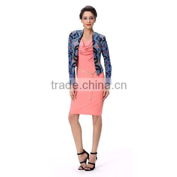 Wholesale Formal Print Fancy Suits Blazer photo-2