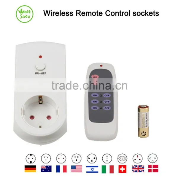 Smart Wireless Remote Control Socket Switches for Household Appliances Europe Plug K15 1+1