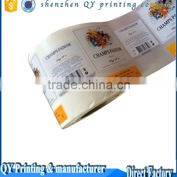 Hot Stamped Printing Logo Adhesive Paper Wine Label photo-2