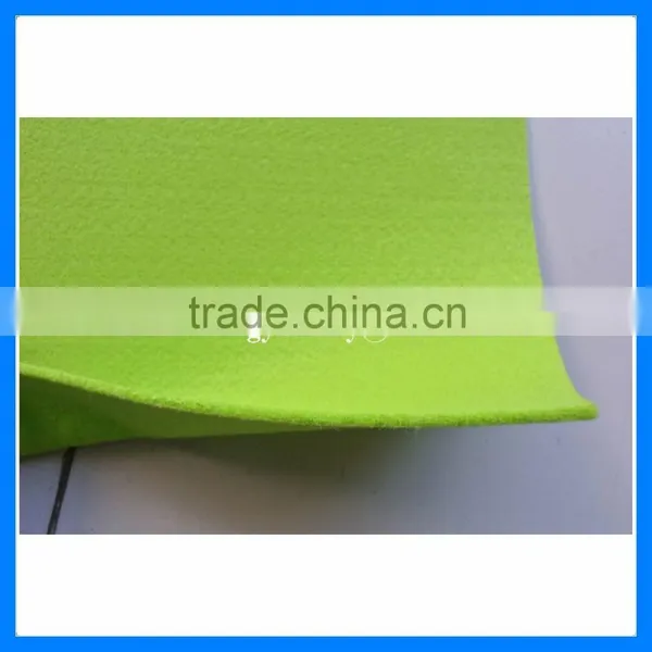 Needle Punched Nonwoven Fabric Green Viscose Shammy Cloth photo-4