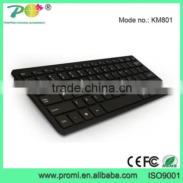 New White and Black Wireless Keyboard Ergonomic and Mouse Combos KM801 photo-5