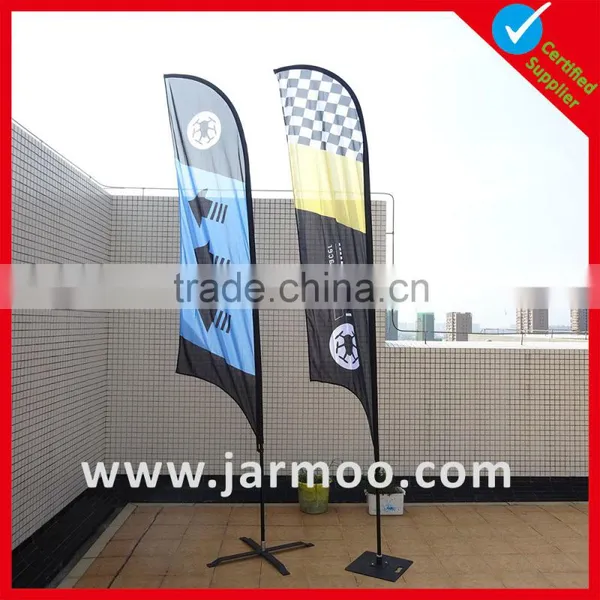 Decorative Full Color Printing Cheapest Beach Flags photo-3