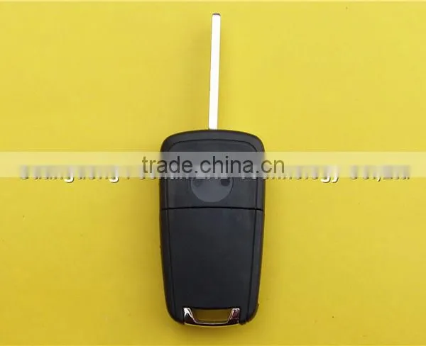 2 Buttons Flip Folding Remote Key Fob Case Shell for Chevrolet Cruze HU100 Blade photo-3