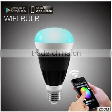 wireless control,IOS Android RGBW 7 brothers led bluetooth lamp