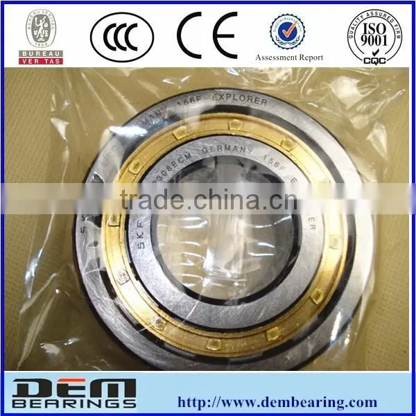 NJ307E+HJ307E Cylindrical Roller Bearings With Thrust Collars