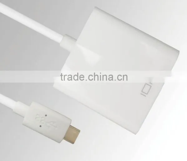 Hot Sale USB3.1 Type C to VGA Adapter and Connector for Macbook photo-2