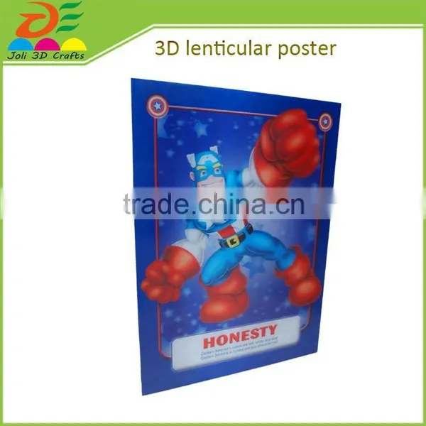 Wall Hanging Plastic Lenticular Poster Printing photo-5