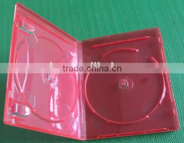 11mm Bluray Dvd Case Red Double With Print Blu-ray Logo photo-2