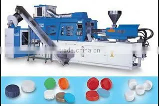 plastic material bottle cap making machine