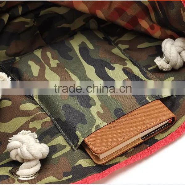 Wholesale Red and White Vertical Stripes Canvas Beach Tote Bag; Red and White Striped Large Canvas Beach Tote Bag photo-6