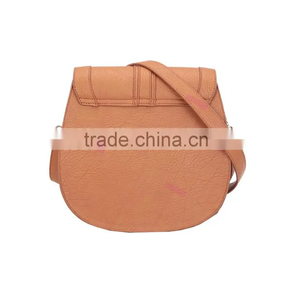 Vintage Style Delicate Tassel and Trendy Saddle Shape With Snap Button Flap Top Crossbody Bag photo-3