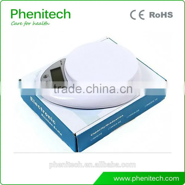 Electrical Kitchen Scale for Food Weighting Measure 5kg photo-2