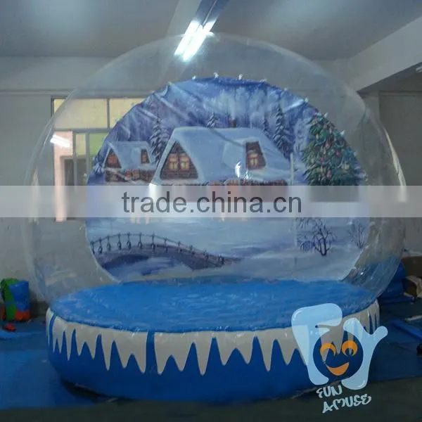 Wedding Snow Globe Inflate Snow Globe Christmas photo-4