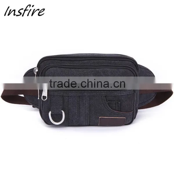 2016 Outdoor Waist Bag Fashionable and Classical Canvas Waist Leg Bag