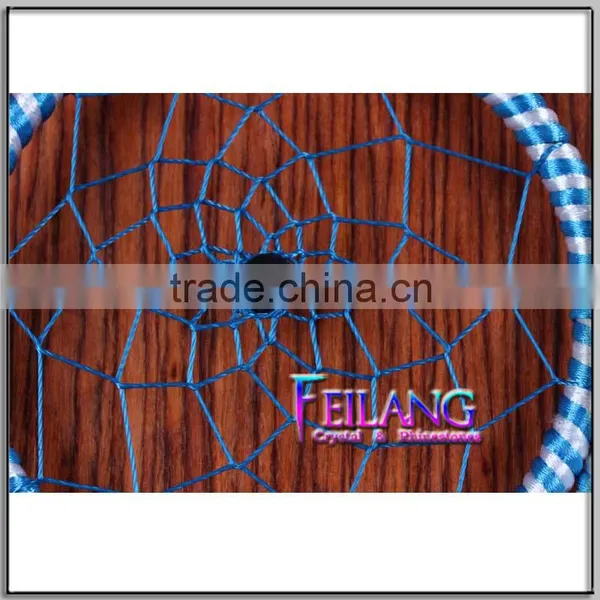 Blue Rings Feathers Dreamcatcher photo-3