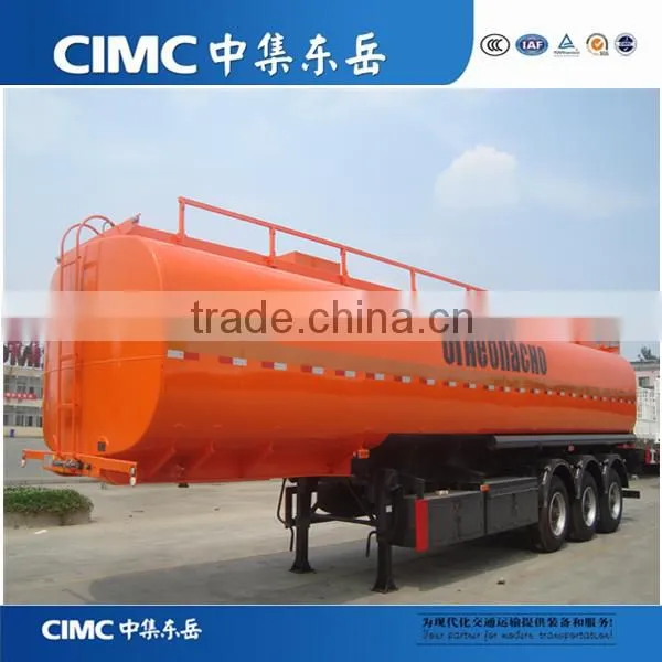 CIMC Tri-axle Milk/water Transport Tanker Trailer for Sale photo-2