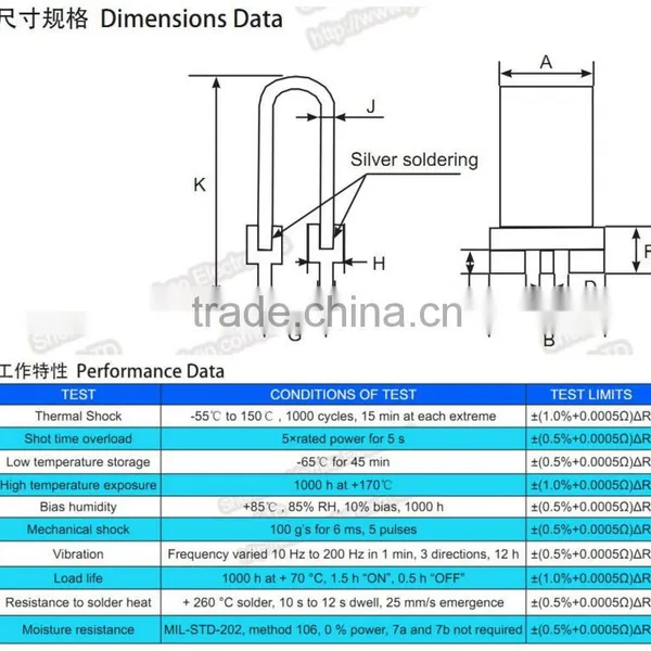 10W 70A Through Current Shunt Resistors (USR Model 1% Tolerance Precision) photo-2