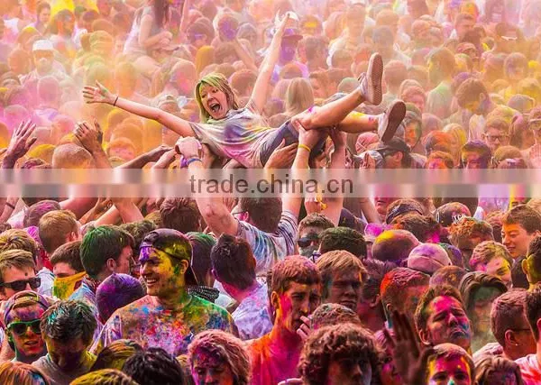 Non-explosive Holi Color Powder Gulal Rangoli Colors Powder High Quality Farben Powder photo-4