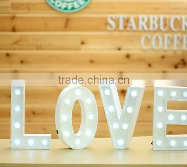 OEM Color Marquee Letters Light Marquee Numbers Light for Wedding and Room Decoration photo-5