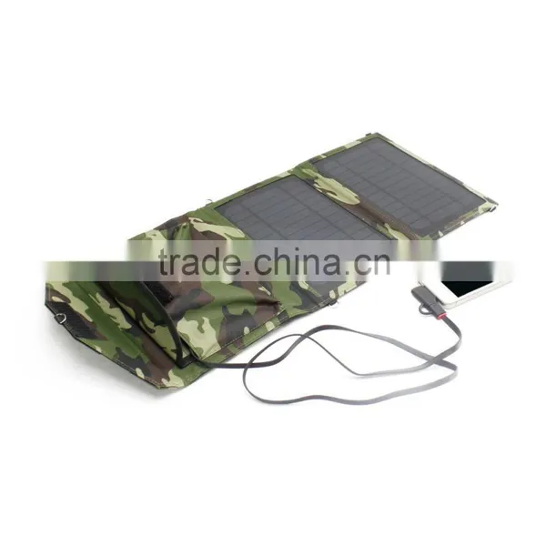 ShenZhen Factory Portable 7W Solar Charger, Full-certified Solar Foldable Charger For Mobile photo-4