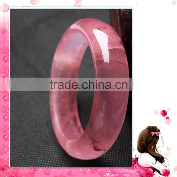 Beautiful High Quality Rose Quartz Crystal Bangles With Promotional Prices photo-2