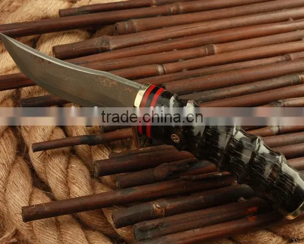 OEM New Arrive Damascus Straight Knife for Collection photo-6