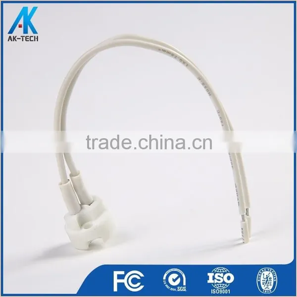 Mr16 Wire Porcelain Lamp Socket , Ceramic Halogen Cfl Lamp Base photo-2