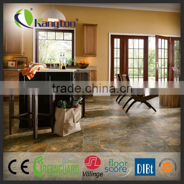 Fashionable Virgin Material Allegheny Slate Stone Luxury Vinyl Flooring photo-2