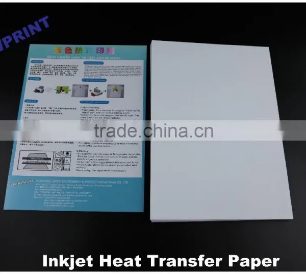 Light T-shirt Inkjet Transfer Paper for Cotton/transfer Paper for Canon Printer/transfer Paper for Cotton/transfer Paper