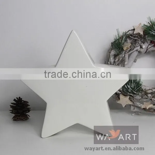 2015 New Design White Ceramic Star Decor Ceramic Star Decoration photo-4