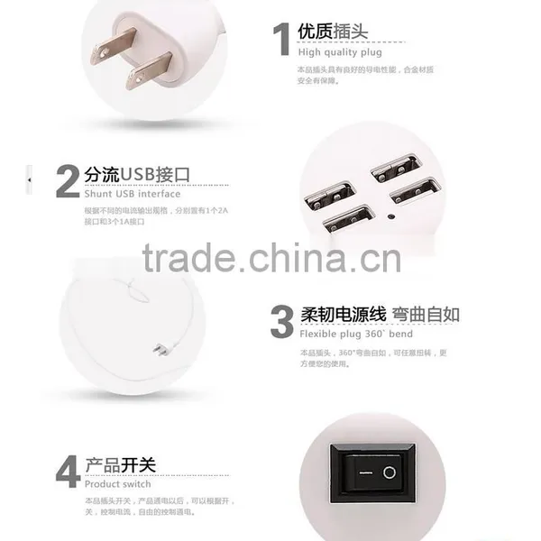 2015 Wholesale New Model US Plug Mobile Travel Charger Universal Travel Adapter With Usb Charger for IPhone photo-5