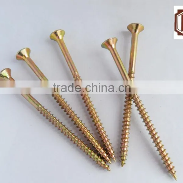Yellow Zinc Stainless Furniture Screw From China Manufacturer Supplier Shipping in Tainjin Port photo-3