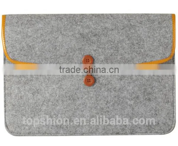 2016 NEW Products Laptop Carrying Sleeve Bag For MacBook 11''12''13''15'', Wool Felt Sleeve Base Case photo-6