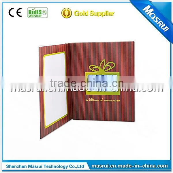 Chinese Wholesale Video Advertising Card ,Video Brochure With 4.3 Inch LCD TFT Screen Flash Card Player photo-5