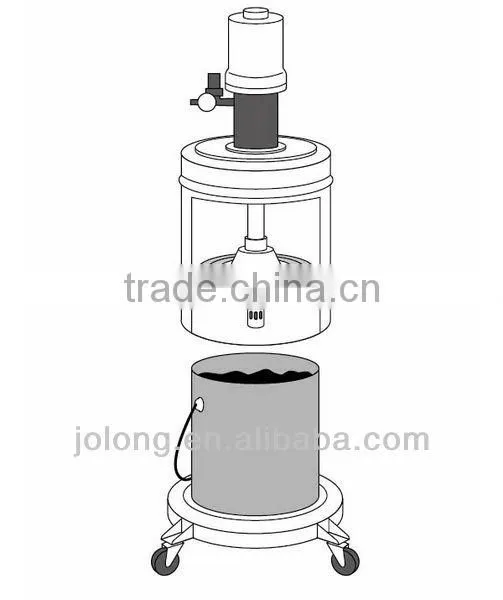 CE Certification Air Operation Piston Oil Grease Pump Ratio 45:1 photo-2